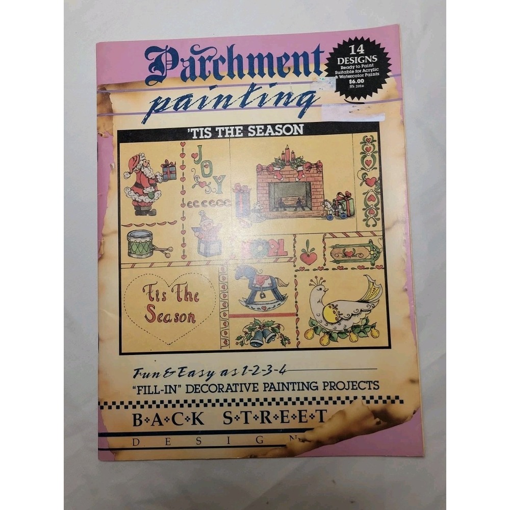 Parchment Painting  Tis the Season 14 Designs